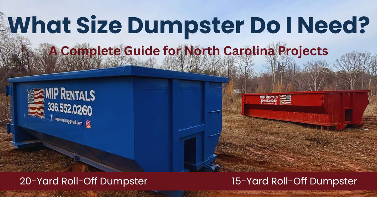 What Size Dumpster Do I Need